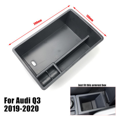 1db Autótartozékok Központi kartámasz tárolódoboz Audi A3 8V S3 S4 S5 A4 A5 B8 B9 8T Q2 Q2L Q3 8U Q5 8R Car Stylinghez