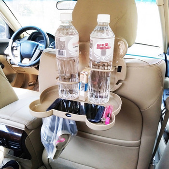 Αυτόματο πίσω κάθισμα Τραπέζι Ποτών Τροφίμων Δίσκος Ποτών Βάση Πτυσσόμενη θήκη ποτών αυτοκινήτου Cartoon Βρεφικό πιάτο για παιδιά αυτοκινήτου