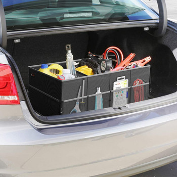 AUTOYOUTH Чанта за съхранение на багажник на кола Сгъваем многофункционален контейнер Инструмент Чанти за съхранение на храна Организатор Кутия за багажник за универсална кола