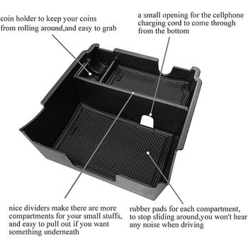 Για Subaru Crosstrek Impreza 2018-2021 2022 2023 Car Center Console Cup Θήκη κάρτας τηλεφώνου Κουτί αποθήκευσης Gear Shift Tray Organizer