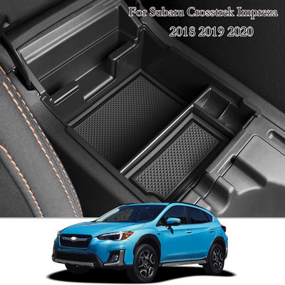 За Subaru Crosstrek Impreza 2018-2021 2022 2023 Централна конзола на автомобила Чаша Поставка за телефонна карта Кутия за съхранение Органайзер на тава за превключване на скоростите