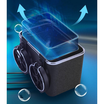 Нова многофункционална кутия за съхранение на кола Подлакътник Органайзери Интериор на колата Събиране Подреждане Аксесоари за телефон Тъканичка Поставка за чаша за напитки