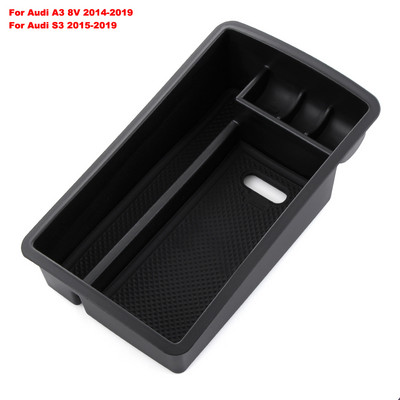1vnt Automobilių priedai Centrinio porankio laikymo dėžutė, skirta Audi A3 8V S3 S4 S5 A4 A5 B8 B9 8T Q2 Q2L Q3 8U Q5 8R Car Styling