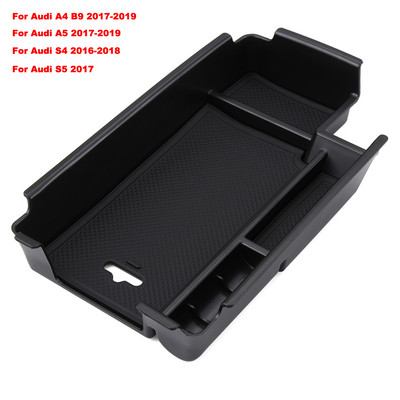 1vnt Automobilių priedai Centrinio porankio laikymo dėžutė, skirta Audi A3 8V S3 S4 S5 A4 A5 B8 B9 8T Q2 Q2L Q3 8U Q5 8R Car Styling