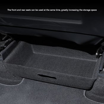 Νέο για Tesla Model Y 2021 Car Underseat Storage Organizer Θήκη Μαύρη συρταριέρα αποθήκευσης Κατάλληλα αξεσουάρ εσωτερικού αυτοκινήτου