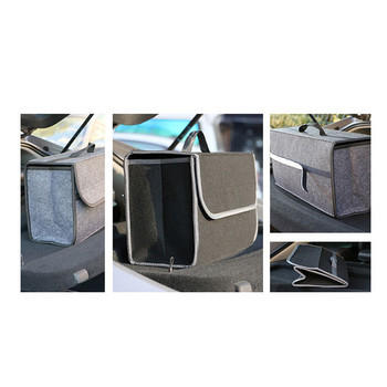 1 бр. Голям органайзер за багажник за кола Чанта за съхранение на килими Инструменти Пътна подредена чанта за съхранение на кукичка Универсална удобна и издръжлива
