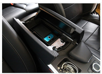 Για Mercedes Benz GL GLE ML Class W166 X166 2012-2016 Κεντρικό υποβραχιόνιο Κουτί αποθήκευσης Δίσκος κοντέινερ Αξεσουάρ αυτοκινήτου