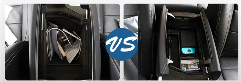 Pentru Mercedes Benz GL GLE ML Class W166 X166 2012-2016 Cutie de depozitare cotiera centrala Container Tava Organizator Accesorii auto