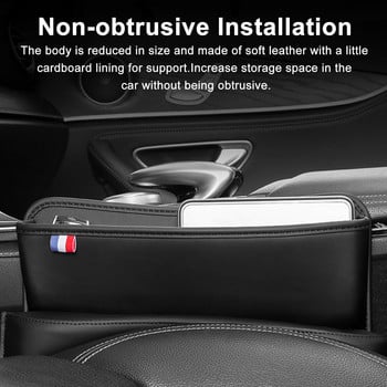 Car Organizer PU Δερμάτινο Αποθηκευτικό Κάθισμα Αυτοκινήτου Σχισμές Κενό Αποθήκευση Τσέπης Αποθήκευση Καθίσματος Αυτοκινήτου Υποδοχή Εσωτερικής Διακόσμησης Βύσμα πλήρωσης Gap Βάση τηλεφώνου