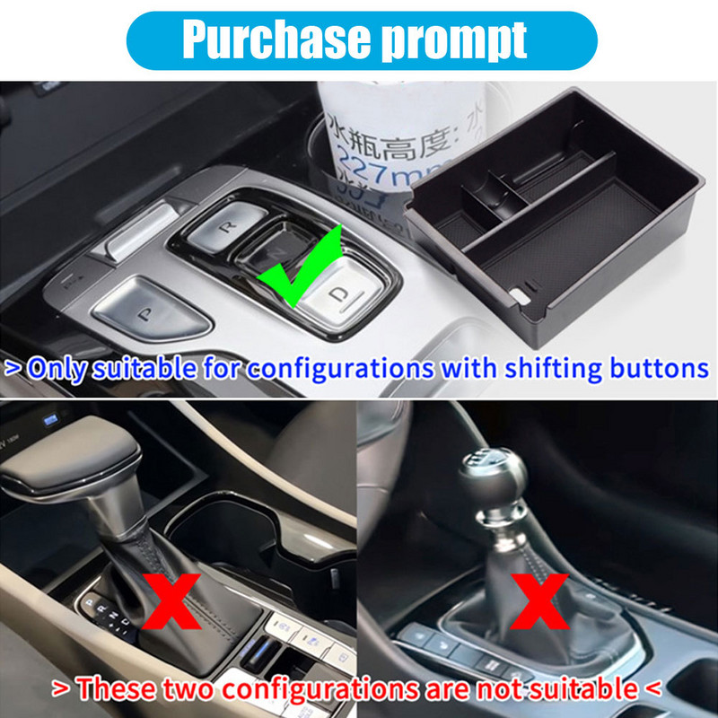 Automobilių centrinės konsolės laikiklio padėklas Automobilio centrinio porankio laikymo dėžutės Tvarkyklės dekoro priedai, skirti Hyundai Tucson NX4 Limited 2022 m.