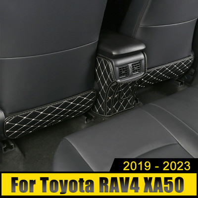For Toyota RAV4 XA50 2019 2020 2021 2022 2023 RAV 4 Hybrid Car Seat Back Anti Kick Mat Protection Clean Pads Anti-Dirty Mats