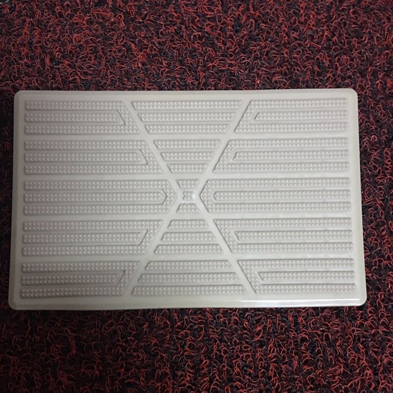 PVC dėvėjimuisi atsparus neslystantis pedalo kilimėlis automobilio pėdos kilimėlis Neslystantis pedalų vidaus priedai Kulno pėdos kilimėlio pedalo dangtelis