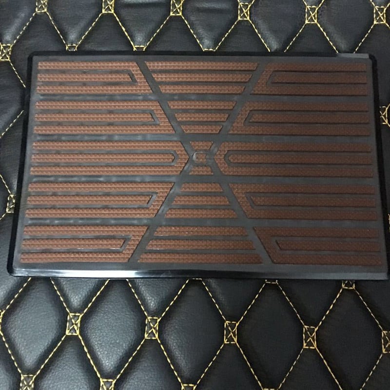 PVC dėvėjimuisi atsparus neslystantis pedalo kilimėlis automobilio pėdos kilimėlis Neslystantis pedalų vidaus priedai Kulno pėdos kilimėlio pedalo dangtelis