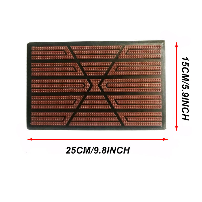 PVC dėvėjimuisi atsparus neslystantis pedalo kilimėlis automobilio pėdos kilimėlis Neslystantis pedalų vidaus priedai Kulno pėdos kilimėlio pedalo dangtelis