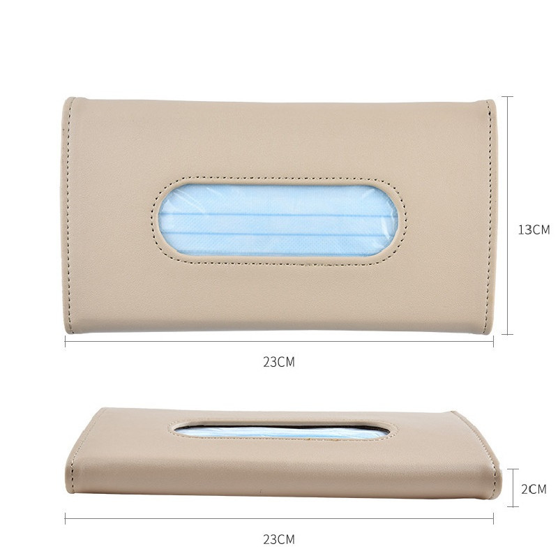 2022 Θήκη για χαρτομάντηλο γείσου αυτοκινήτου Δερμάτινο κρεμαστή χαρτοπετσέτας PU Θήκη χαρτοπετσέτας Θήκη χαρτοπετσέτας πίσω καθίσματος Εσωτερικά αξεσουάρ αυτοκινήτου