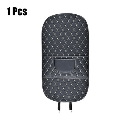 1/2 vnt PU odinė automobilio sėdynės nugaros apsauga, vidinė nuo smūgio apsauganti pagalvėlė vaikams, apsauganti nuo nešvarumų kilimėlių automobilių priedai