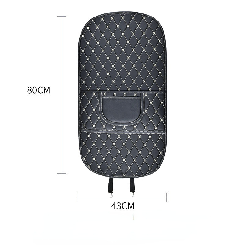 1/2 vnt PU odinė automobilio sėdynės nugaros apsauga, vidinė nuo smūgio apsauganti pagalvėlė vaikams, apsauganti nuo nešvarumų kilimėlių automobilių priedai