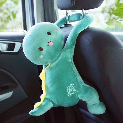 Rippuva auto sisemise käetoe karbiga Päikesesirmi pumpamiskarbiga pumbatav auto multifilm armsad loomingulised kangakarbid