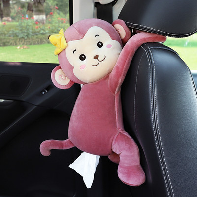 Armas multifilmi auto kudekarp Loominguline Lovely Rabbit Short Plush kudekarbi hoidik auto käetoe karbi autoistme salvrätiku jaoks