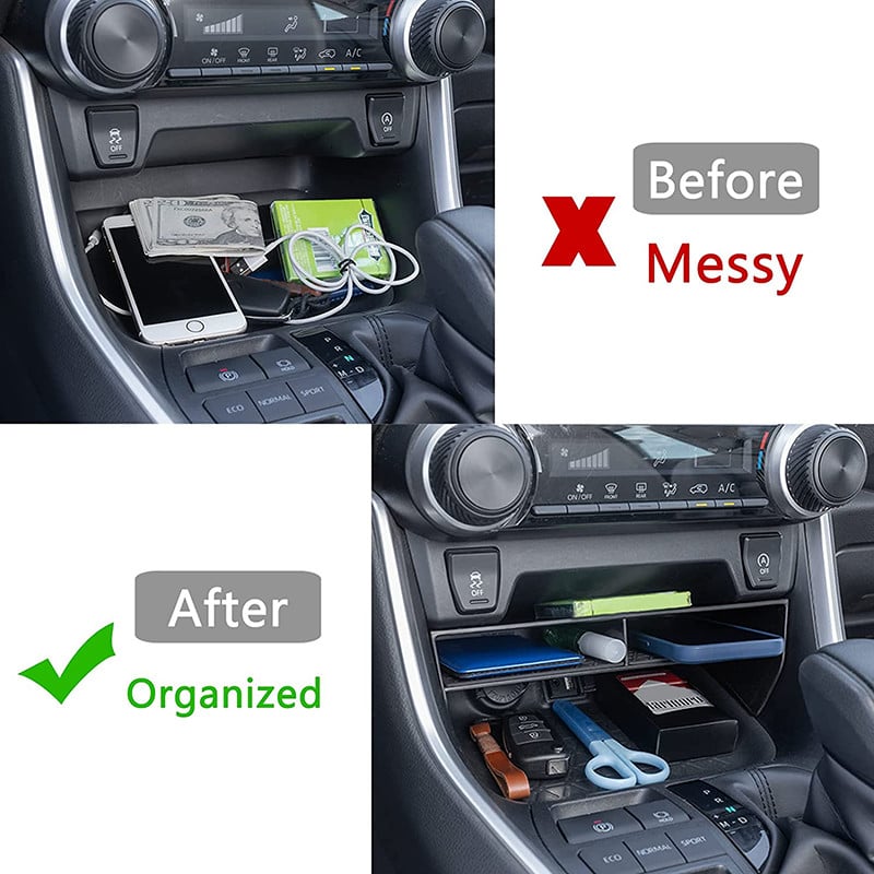 Középkonzol rendszerező Toyota RAV4 XA50 2023 2022 2021-2019 középkonzol tárolódobozhoz, másodlagos tárolótálca