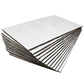 Uxcell 9gab/12gb 50cm*30cm skaņas slāpētāja siltumizolācijas paklājiņš auto furgona skaņu necaurlaidīgs izolējošais izolācijas materiāls automašīnas pārsega izolācijai
