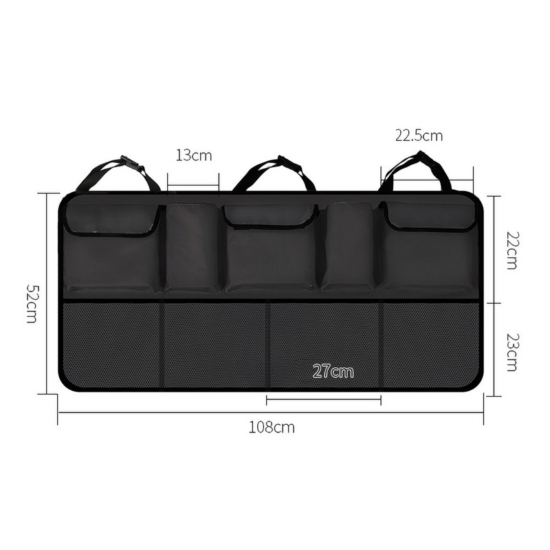 Automobilio galinės sėdynės atlošo laikymo krepšys Keli pakabinami tinklai Kišeninis bagažinės krepšys Organizatorius Automatinis sandėliavimas Tvarkymas salono priedai reikmenys