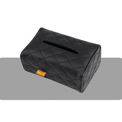 Universal PU Δερμάτινο κάλυμμα χαρτομάντιλου αυτοκινήτου Κάλυμμα αντηλιακής καρέκλας Πλάτη Κρεμαστός Τύπος χαρτομάντιλο αυτοκινήτου Κουτί μπράτσο Πετσέτα χαρτομάντιλο Θήκη αποθήκευσης