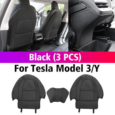 Tesla Model Y Model 3 autóhoz Központi vezérlés Side Defense Kick Pad Védő lábpárna Belső Tartozékok Dekorációs Kárpit