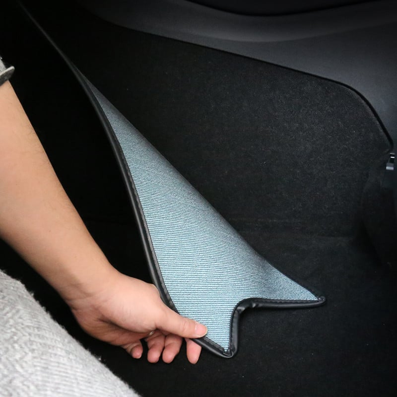 Tesla Model Y Model 3 autóhoz Központi vezérlés Side Defense Kick Pad Védő lábpárna Belső Tartozékok Dekorációs Kárpit