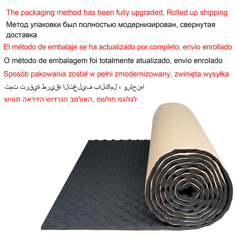 Auto Studio heli akustiline neeldumine auto kuumakindel lainevahu summutaja auto helikindel puuvillane isolatsioonimatt