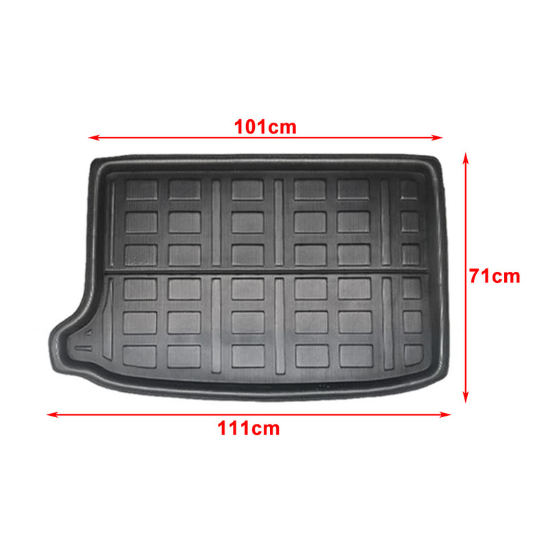 Πίσω πορτμπαγκάζ αυτοκινήτου Δίσκος μπότας επένδυση δαπέδου προστατευτικό μοκέτα για VW Volkswagen T-Cross 2018 2019 2020 TPR