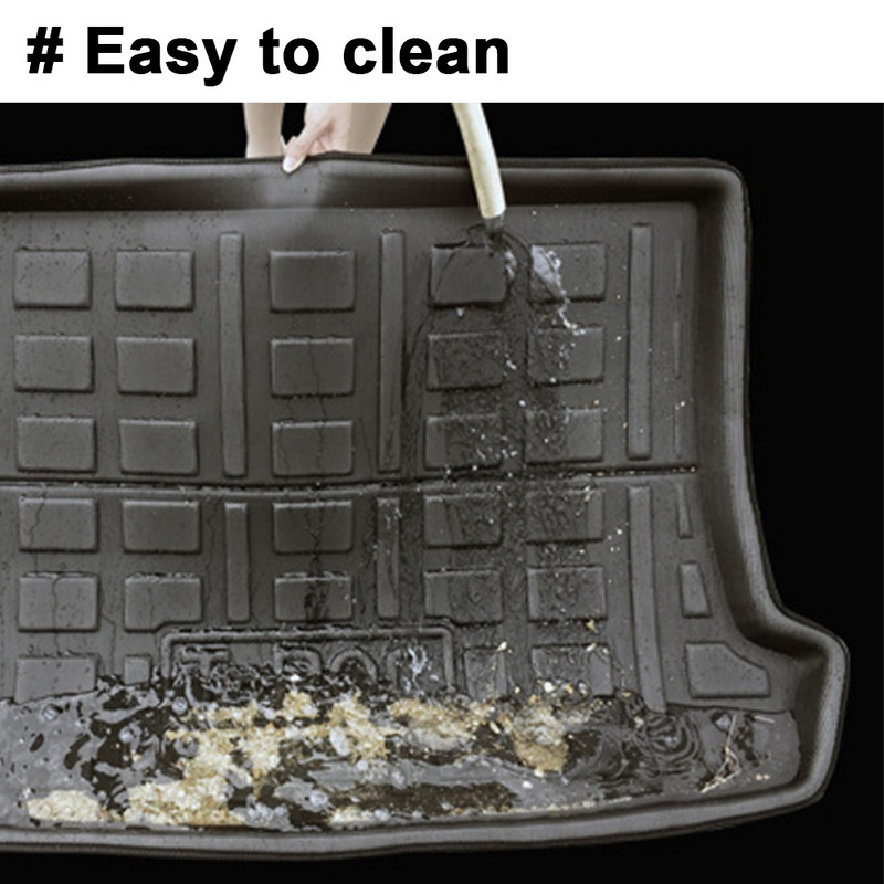 Πίσω πορτμπαγκάζ αυτοκινήτου Δίσκος μπότας επένδυση δαπέδου προστατευτικό μοκέτα για VW Volkswagen T-Cross 2018 2019 2020 TPR