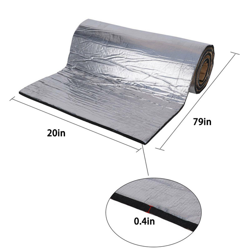 200x50x1m autó hangtompító szőnyeg Zajcsillapító motorháztető matrica Auto pamut ajtó csomagtartó hangszigetelő szövet Autótartozékok