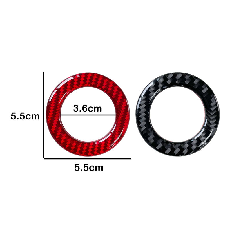 Auto salong süsinikkiust auto rooliratta kleebise dekoratsioon VW 2011-2016 POLO CC Tiguan Golf 6 Golf 7 Passat Touran jaoks