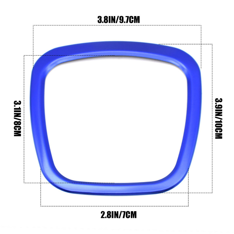 Car Styling κεντρικό λογότυπο στο τιμόνι Καλύμματα Αυτοκόλλητα Διακοσμητικά για Audi A4 B6 B7 B8 A6 C6 A5 Q7 Q5 A3 8P S3 8v Εσωτερικά αξεσουάρ