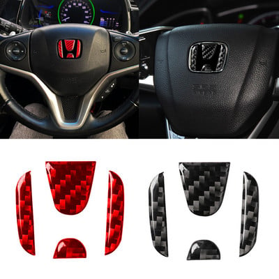 Autosalongi auto roolil logo süsinikkiust kleebis Kaitsekaunistus For Honda Civic dio crv sobib CR-V Accord Odyssey