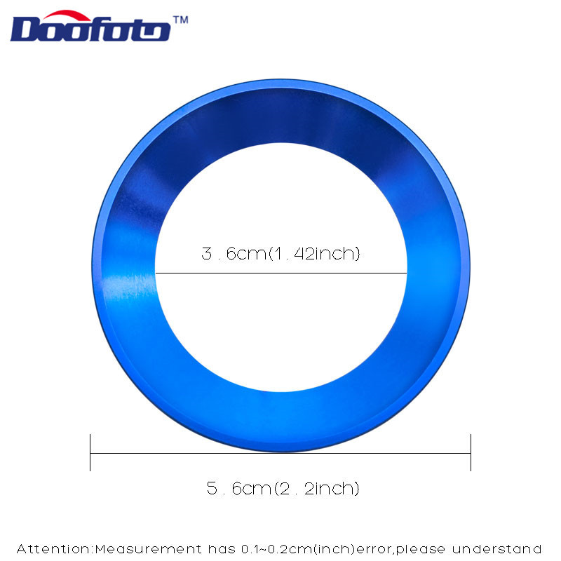 Emblema pentru interiorul mașinii autocolant 3D cu autocolant din aliaj de aluminiu pentru Volkswagen Golf 6 7 Polo CC Tiguan VW