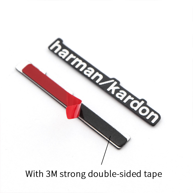 Autocolante audio harman/kardon din aluminiu pentru BMW E39 E36 F30 E46 E90 E60 F10 F20 X5 E70 E53 E30 E92 E87 X3 E83 F25 X6 E71 F11 M