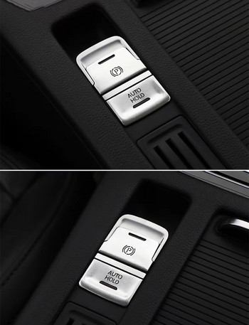 Για VW Golf 7 7.5 MK7 AT 2015-2019 Αυτοκόλλητο διακόπτη χειρόφρενου αυτοκινήτου Αυτοκόλλητο κάλυμμα καλύμματος κουμπιού προστασίας Αξεσουάρ προστασίας