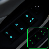 Automašīnas durvju logu vadības paneļa gaismas pogas uzlīme Nissan Micra leaf teana note almera classic Qashqai Pulsar Micra Juke
