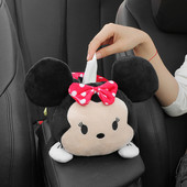 Automobilių servetėlių dėžutės Kūrybinė servetėlių dėžutė Minkštas animacinis popierinis servetėlių dėklas Mieli gyvūnai Automobilių popierinės dėžutės Puikus servetėlių laikiklis