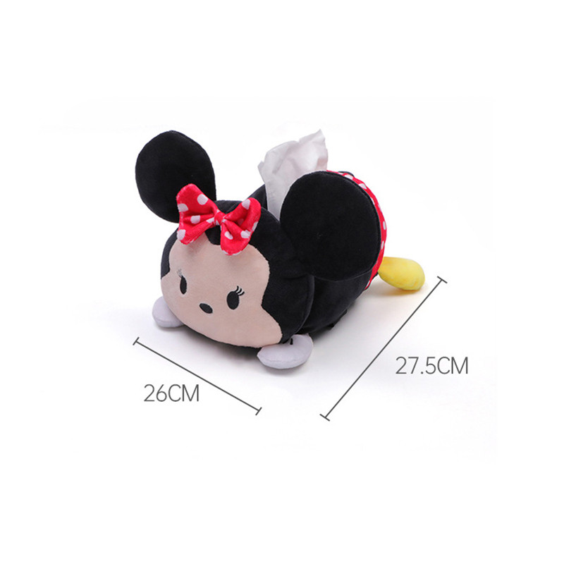 Automobilių servetėlių dėžutės Kūrybinė servetėlių dėžutė Minkštas animacinis popierinis servetėlių dėklas Mieli gyvūnai Automobilių popierinės dėžutės Puikus servetėlių laikiklis