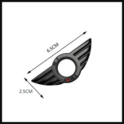 1 DB autóstílusú autós ajtócsap zár szárny embléma matrica tok dekoráció a Mini Cooper One S-hez R50 R53 R56 R60 F56 R57 R58 R59