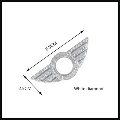 1 DB autóstílusú autós ajtócsap zár szárny embléma matrica tok dekoráció a Mini Cooper One S-hez R50 R53 R56 R60 F56 R57 R58 R59