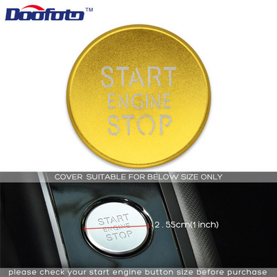 Δαχτυλίδι αυτοκόλλητου στυλ αυτοκινήτου Κάλυμμα κουμπιού εκκίνησης κινητήρα για Audi a4 b8 b9 a5 a6 4f a7 c7 q3 q5 s3 Αξεσουάρ