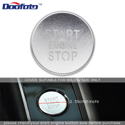 Δαχτυλίδι αυτοκόλλητου στυλ αυτοκινήτου Κάλυμμα κουμπιού εκκίνησης κινητήρα για Audi a4 b8 b9 a5 a6 4f a7 c7 q3 q5 s3 Αξεσουάρ