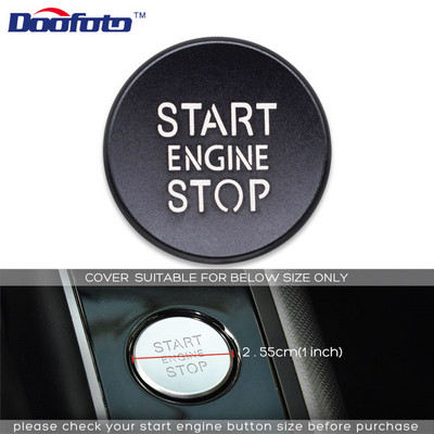 Δαχτυλίδι αυτοκόλλητου στυλ αυτοκινήτου Κάλυμμα κουμπιού εκκίνησης κινητήρα για Audi a4 b8 b9 a5 a6 4f a7 c7 q3 q5 s3 Αξεσουάρ
