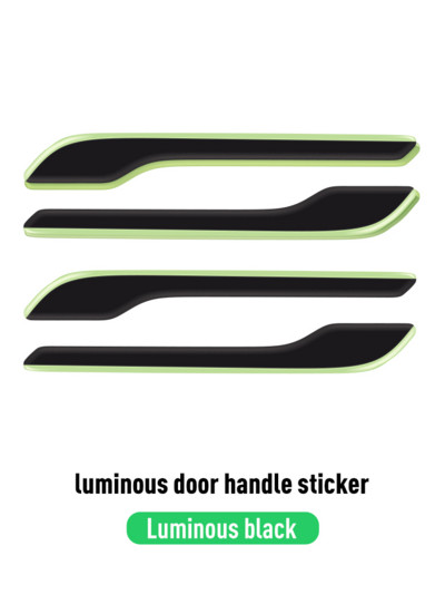 Αυτοκόλλητο αυτοκινήτου YZ για Tesla Model 3 Model Y Door Handle Cover Protector Αυτοκόλλητο 2022 Kit φωτεινής λαβής Αξεσουάρ Auto Styling