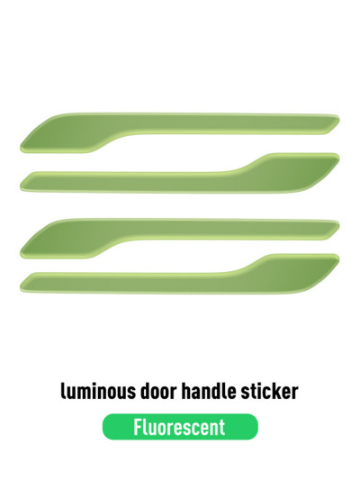 Αυτοκόλλητο αυτοκινήτου YZ για Tesla Model 3 Model Y Door Handle Cover Protector Αυτοκόλλητο 2022 Kit φωτεινής λαβής Αξεσουάρ Auto Styling