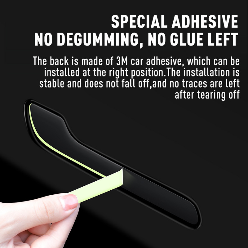 Αυτοκόλλητο αυτοκινήτου YZ για Tesla Model 3 Model Y Door Handle Cover Protector Αυτοκόλλητο 2022 Kit φωτεινής λαβής Αξεσουάρ Auto Styling